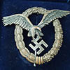 Very rare and named 1st Style Luftwaffe Pilot badge identified to Fw. Heinz Uerlings